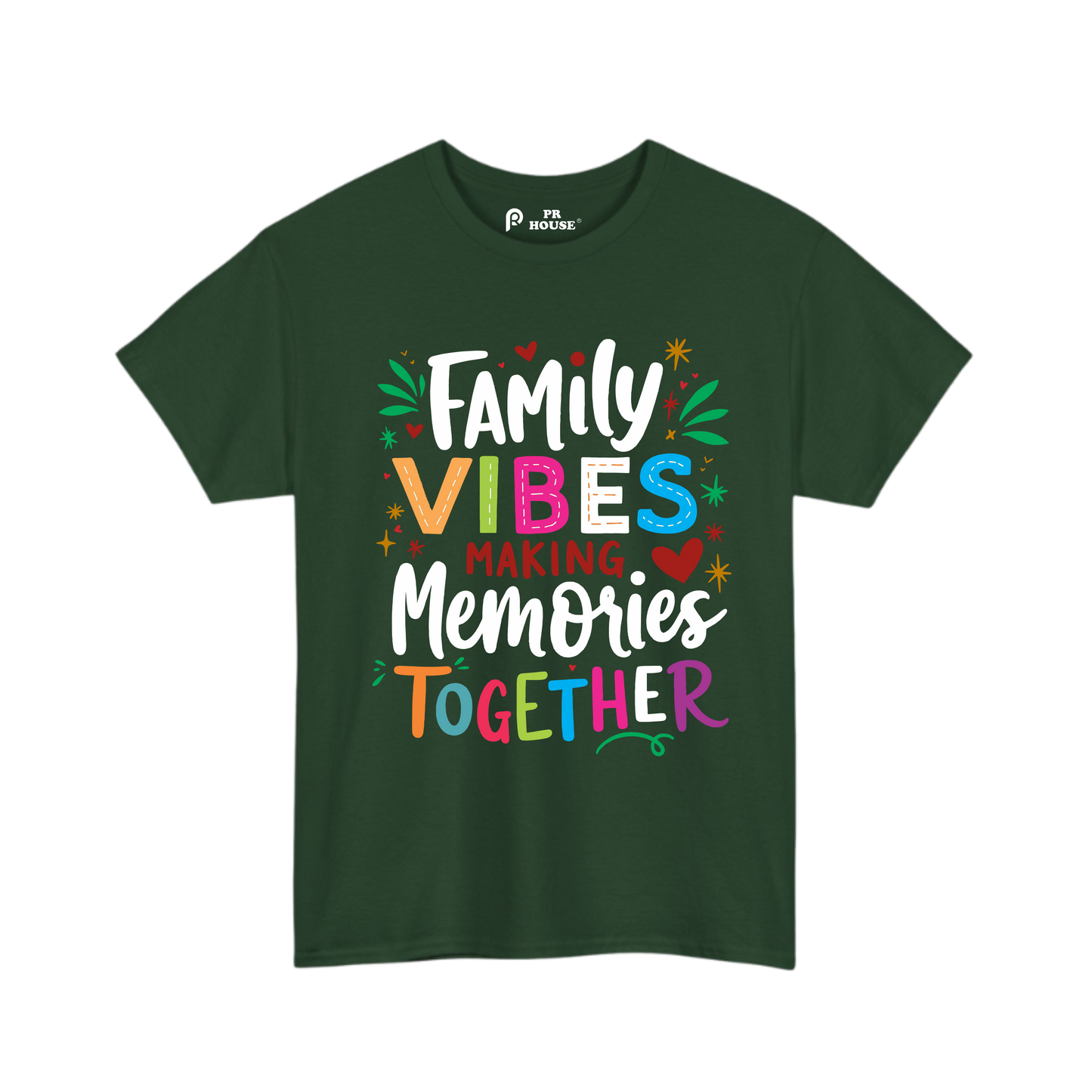 Family Vibes Making Memories Together | Unisex Cotton T-Shirt